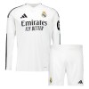 Maglia da Calcio a Maniche Lunghe Real Madrid Casa 2024-25 per Bambino